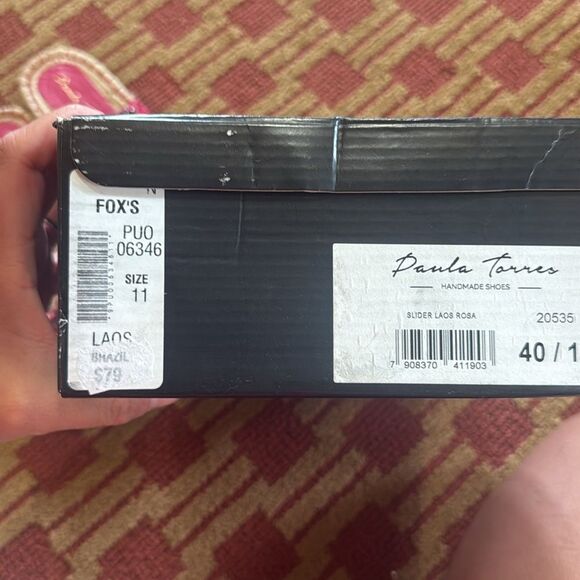 Paula Torres espadrille sandal in pink sz 11 - Picture 4 of 4